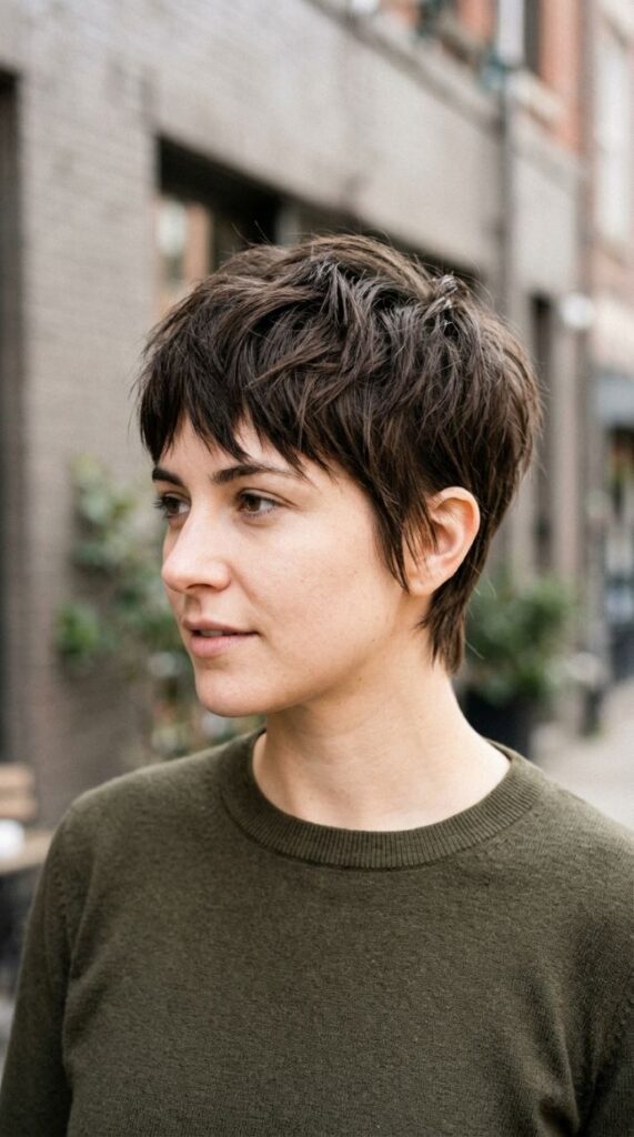 Textured Choppy Pixie