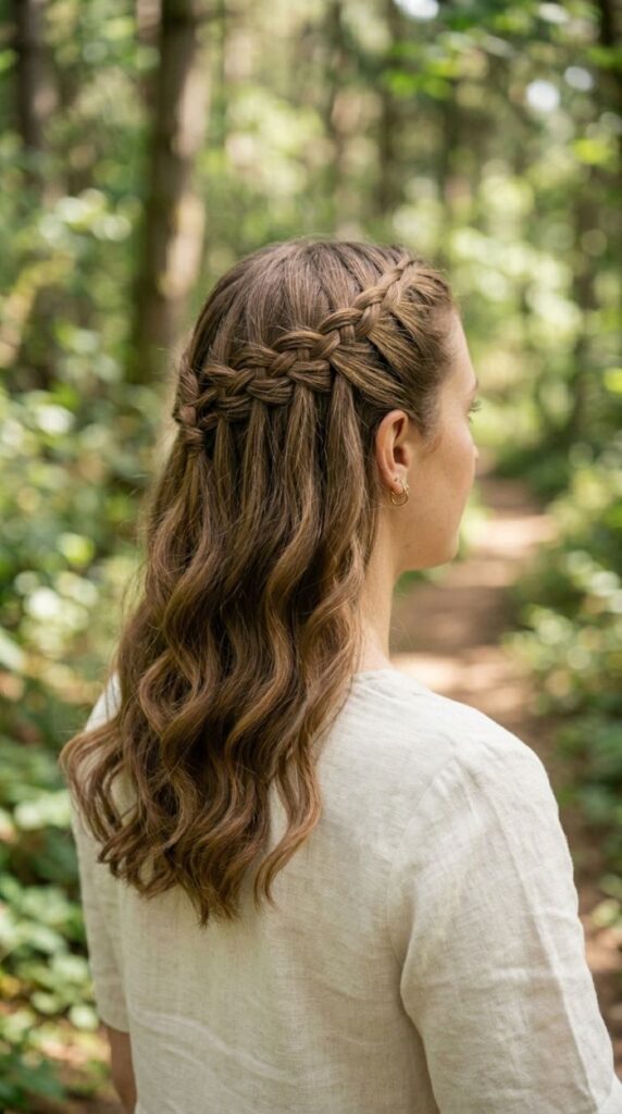 Waterfall Dutch Braid